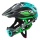 Cratoni Bicycle Helmet C-Maniac PRO (Full Protection) matt black/lime/turquoise